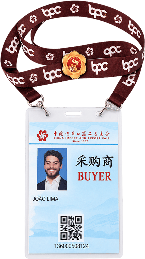 Crachá Buyer Canton Fair